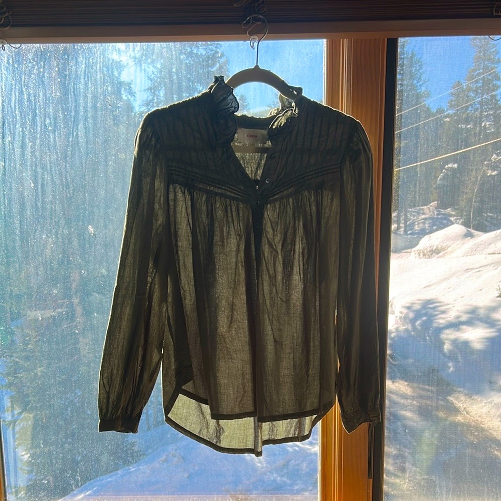 Elegant Green Blouse
